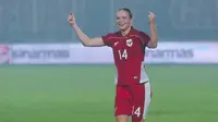 Isa Warps Jalani Debut Manis Bersama Timnas Indonesia Putri, Sang Pelatih: Dia Masih Bisa Lebih Keren!